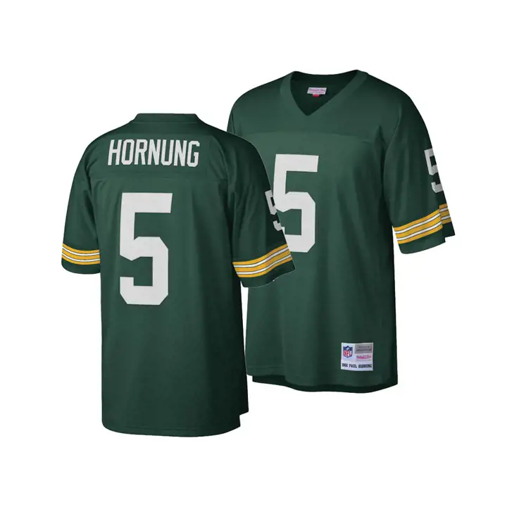 Maillot Rétro NFL M&N Replica des Green Bay Packers Paul Horn