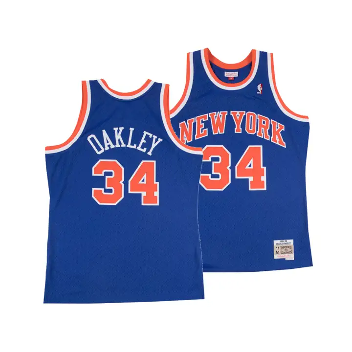 KNICKS NBA Maillot Swingman M&N Charles Oakley rbl
