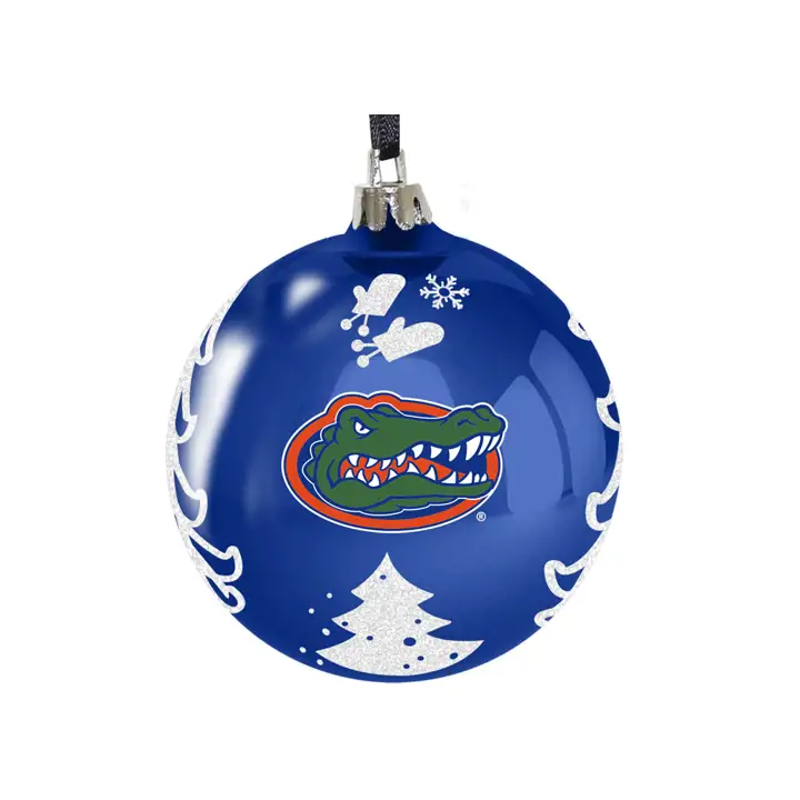 Ornement de Noël en plastique 3" des Florida Gators BLEU
