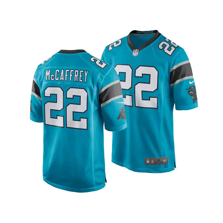 Maillot de match NFL PANTHERS Christian McCaffrey lbl
