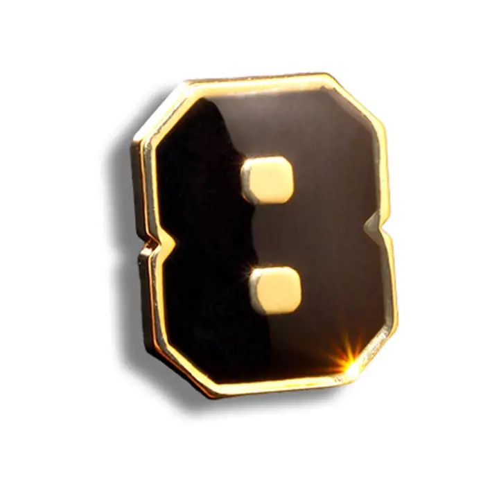 Goujons de roi NUMÉRO 8 NOIR/BRILLANT