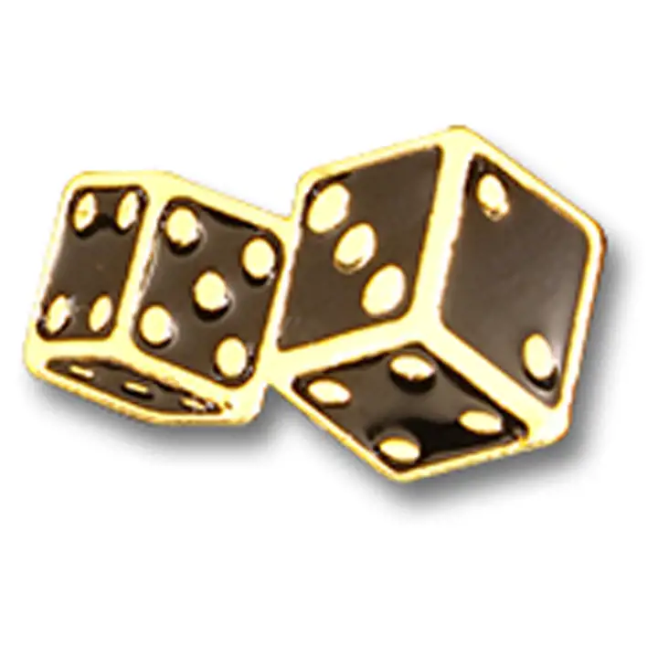Dés King Pins NOIR/BRILLANT