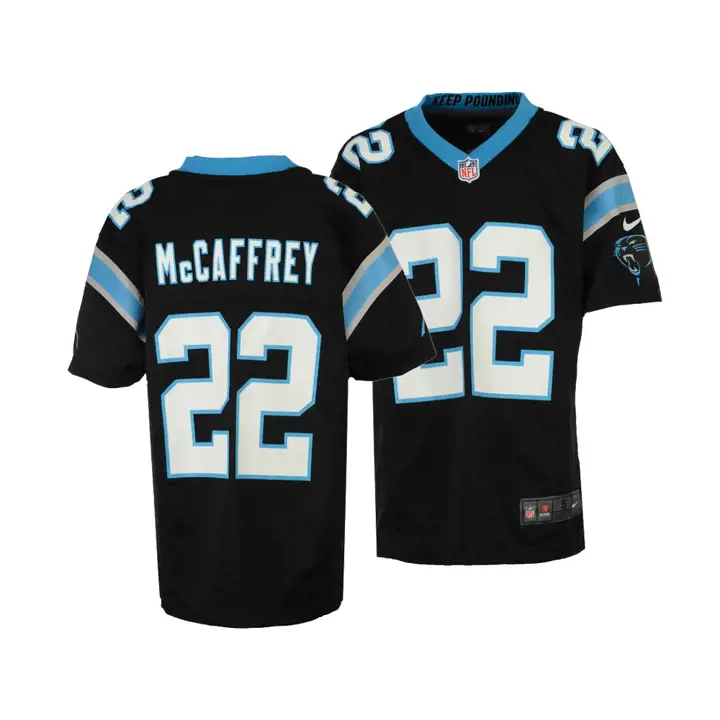 Maillot de match NFL enfant Carolina Panthers Christian McCaffrey