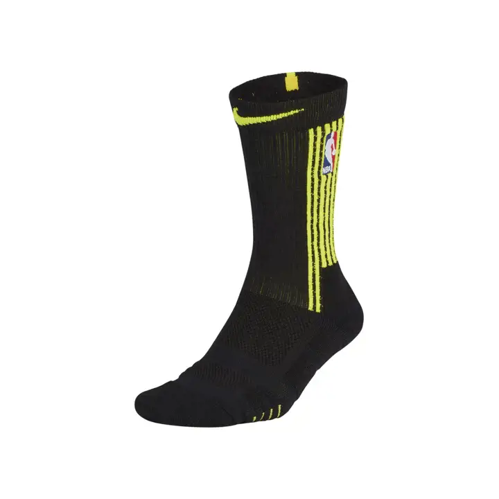 HAWKS NBA ELITE QUICK CREW SOCK noir/Jaune fluo