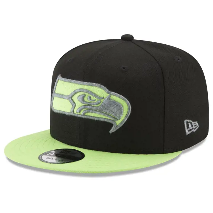 Seattle Seahawks NFL Heather Pop 9FIFTY   NOIR/CITRON VERT