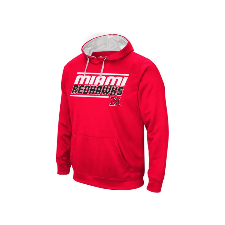 Miami (Ohio) Redhawks NCAA Sweat à capuche de performance Stack Noir