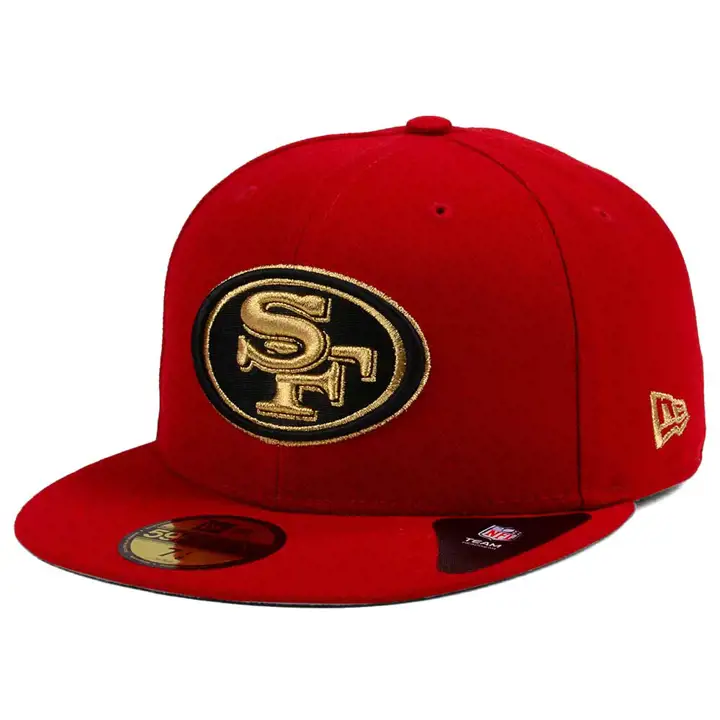 San Fransisco 49ers NFL POP OFF 59fifty ROUGE/OR MT