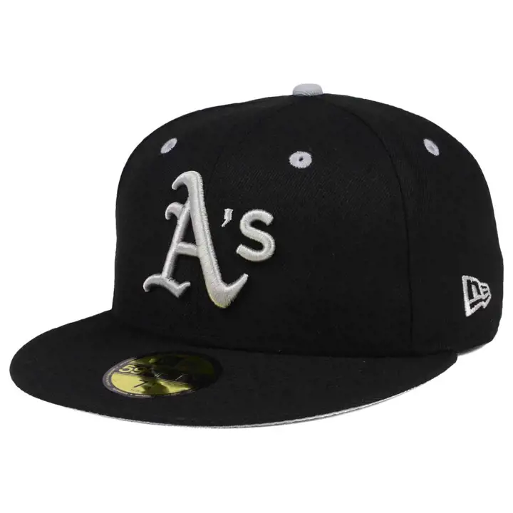 OAKLAND ATHLETICS MLB Black Series 59FIFTY NOIR/GRIS