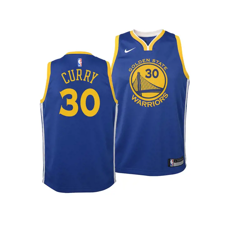MAILLOT SWINGMAN ICON EDITION NBA WARRIORS ENFANT Stephen Curry BLEU
