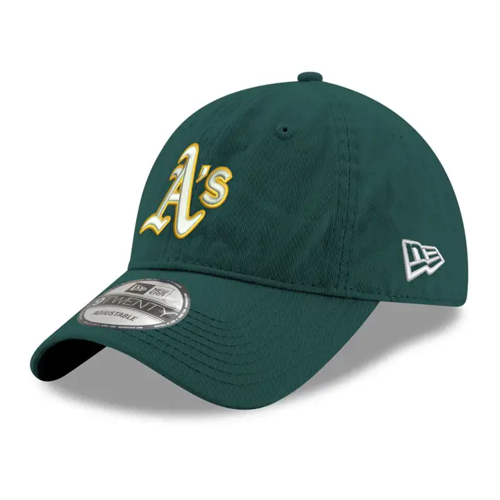 A'S MLB Sur le terrain Réplique 9Twenty ROUTE vertfoncé