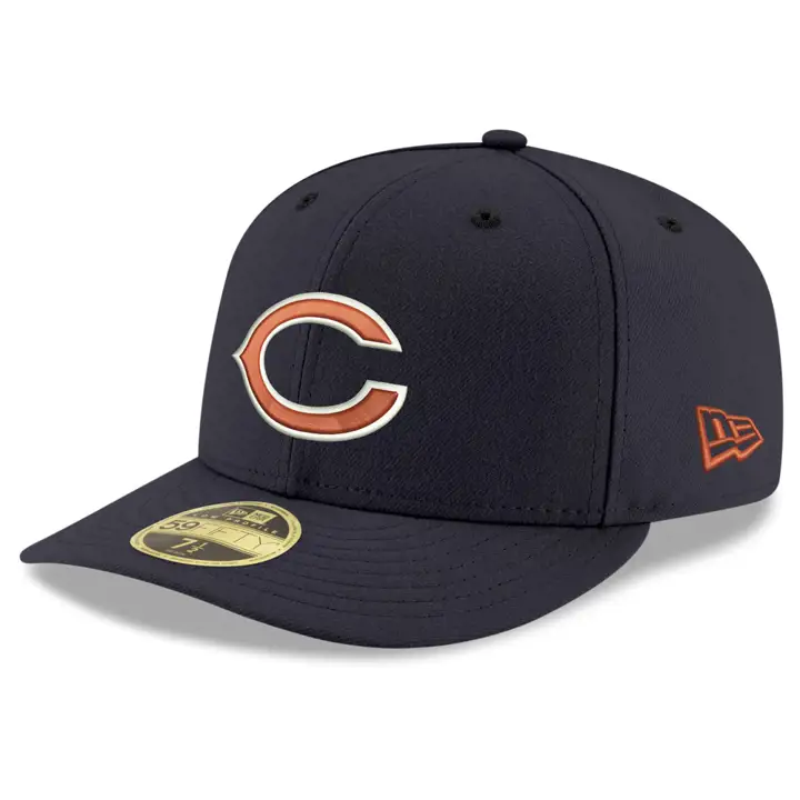Casquette ajustée 59Fifty basique LC NFL Chicago Bears MARINE/MARINE