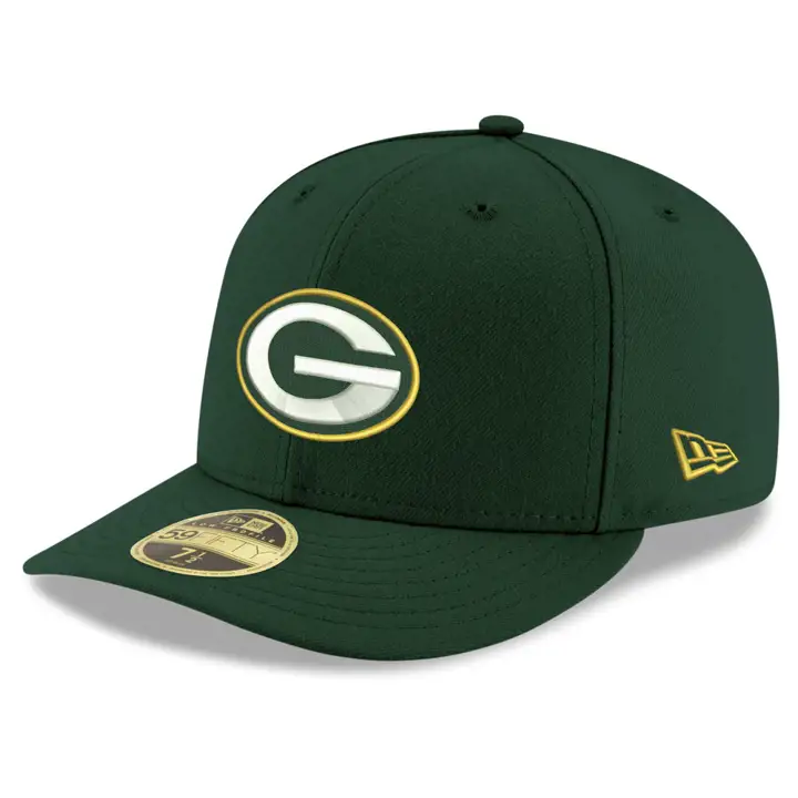 Casquette 59Fifty basique LC NFL des Green Bay Packers vert/vert