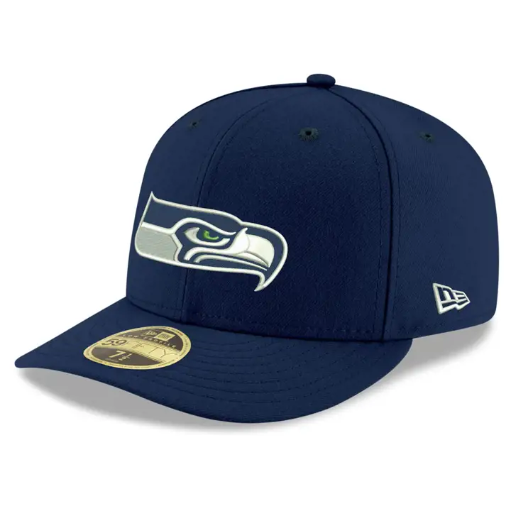 Seattle Seahawks NFL Team Basic LC 59Fifty NAVY/NAVY
