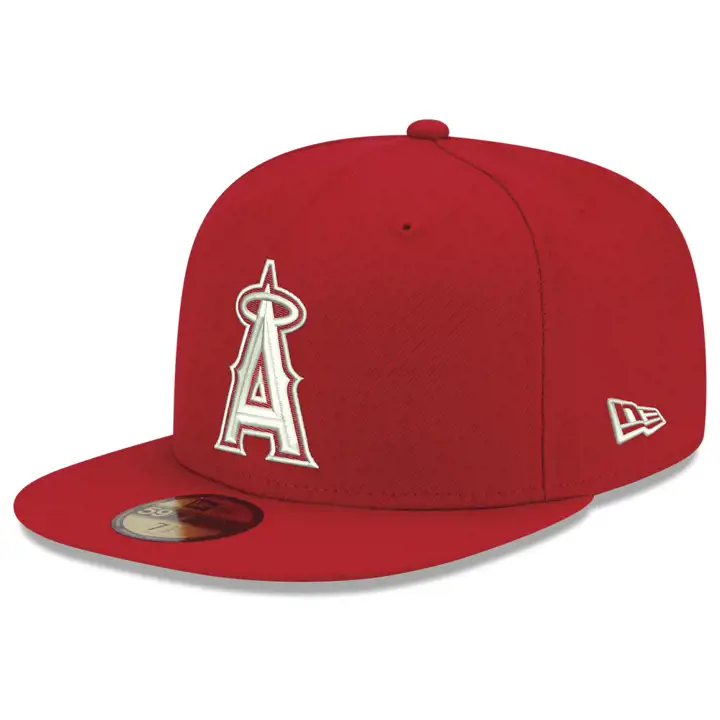 ANAHEIM ANGELS MLB Re-Dub 59FIFTY ROUGE/BLANC