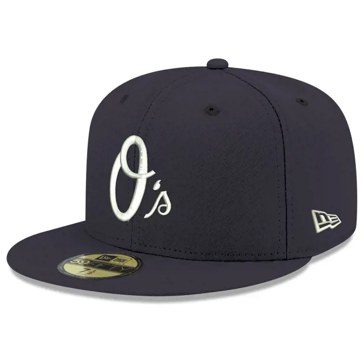 BALTIMORE ORIOLES MLB Re-Dub 59FIFTY MARINE/BLANC
