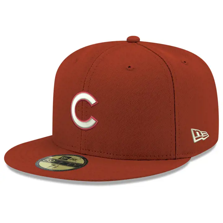 CHICAGO CUBS MLB Casquette 59FIFTY Re-Dub ROUGE/BLANC