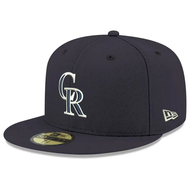 COLORADO ROCKIES MLB Re-Dub 59FIFTY BLEU MARINE/BLANC