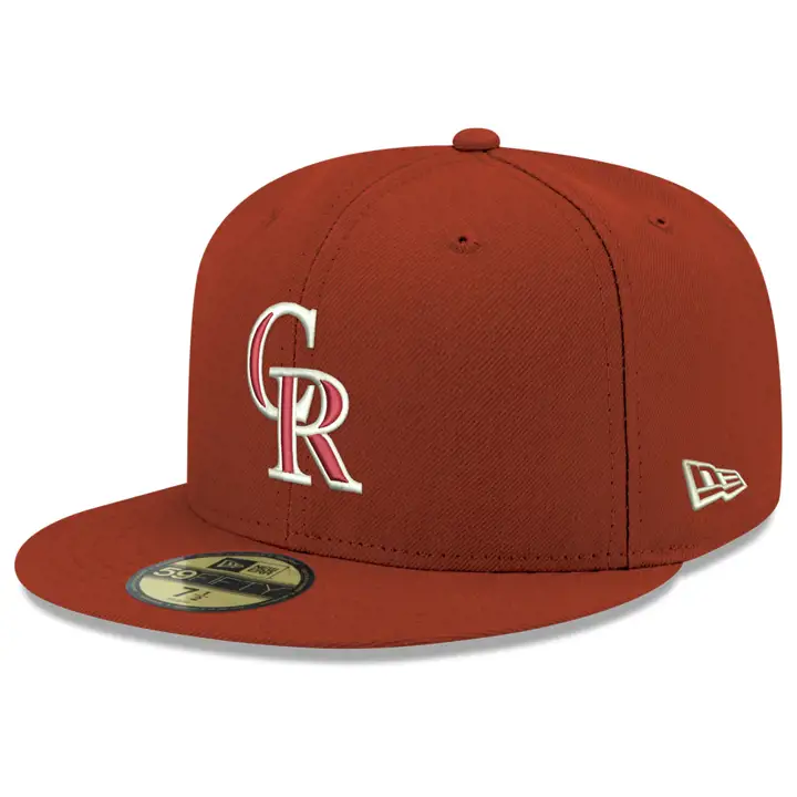 COLORADO ROCKIES MLB Re-Dub 59FIFTY ROUGE/BLC