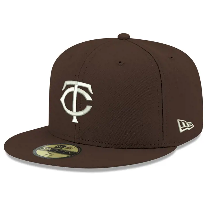 MINNESOTA TWINS MLB Re-Dub Walnut 59FIFTY  WLNT/WHT
