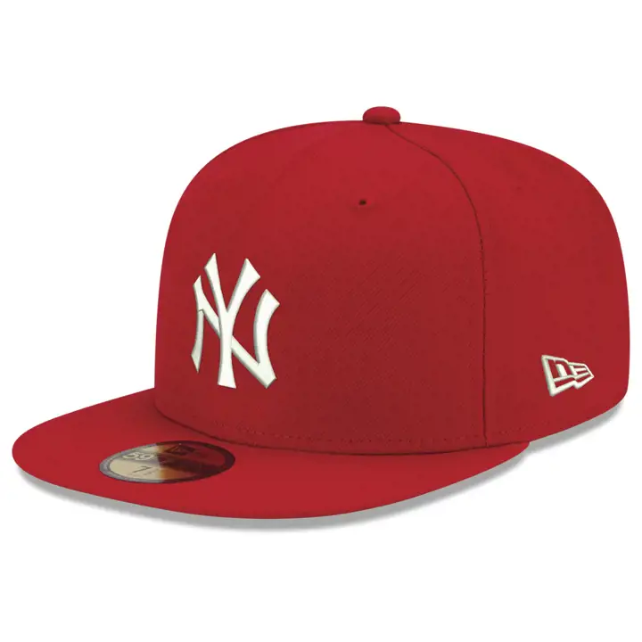 NEW YORK YANKEES MLB Casquette Redub 59FIFTY ROUGE/BLANC