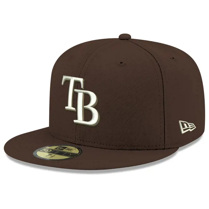 TAMPA BAY RAYS MLB Re-Dub Walnut 59FIFTY WLNT/WHT
