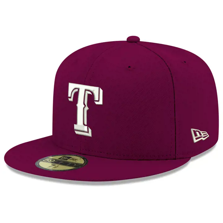 TEXAS RANGERS MLB Re-Dub 59FIFTY ROUGE/BLANC