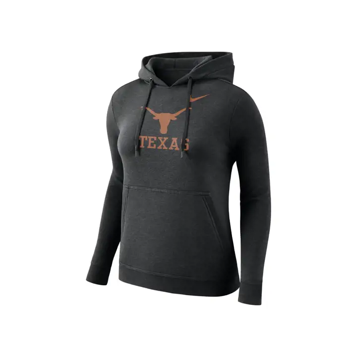 Sweat à capuche pour femme Texas Longhorns NCAA Club noir