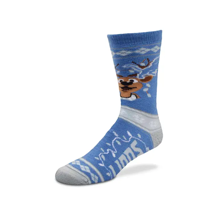 Chaussettes moche Detroit Lions 2017 bleu/gris