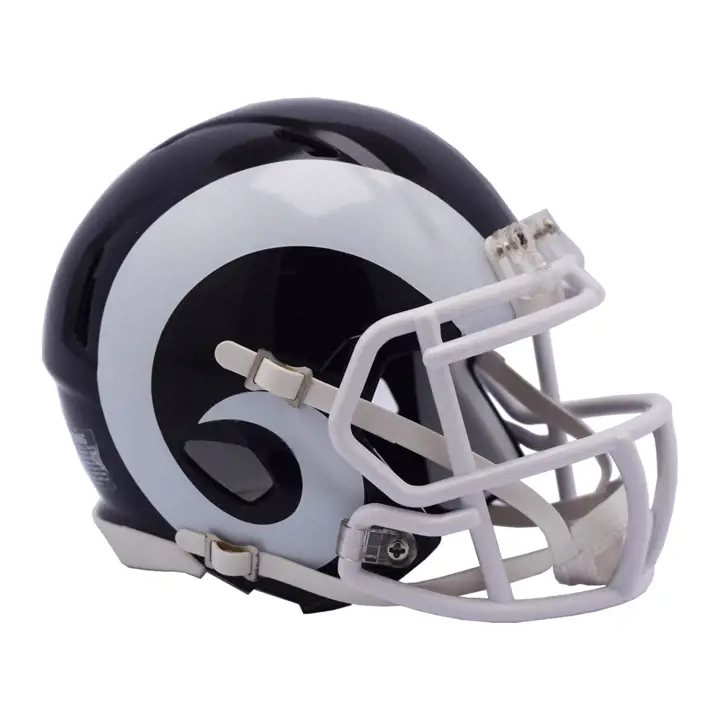 Mini-casque LA Rams Speed marine/blanc