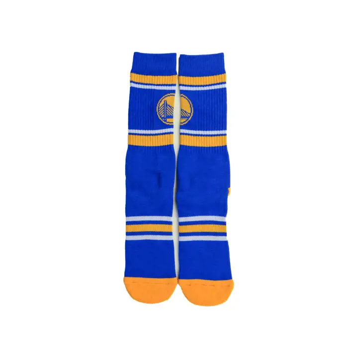 Chaussettes d'équipage rayées Golden State Warriors NBA Parkway rbl