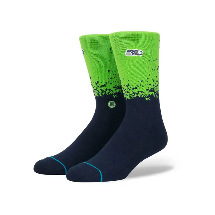 Chaussettes d'équipage NFL Fade Seattle Seahawks 17 Stance gl/mar/blk