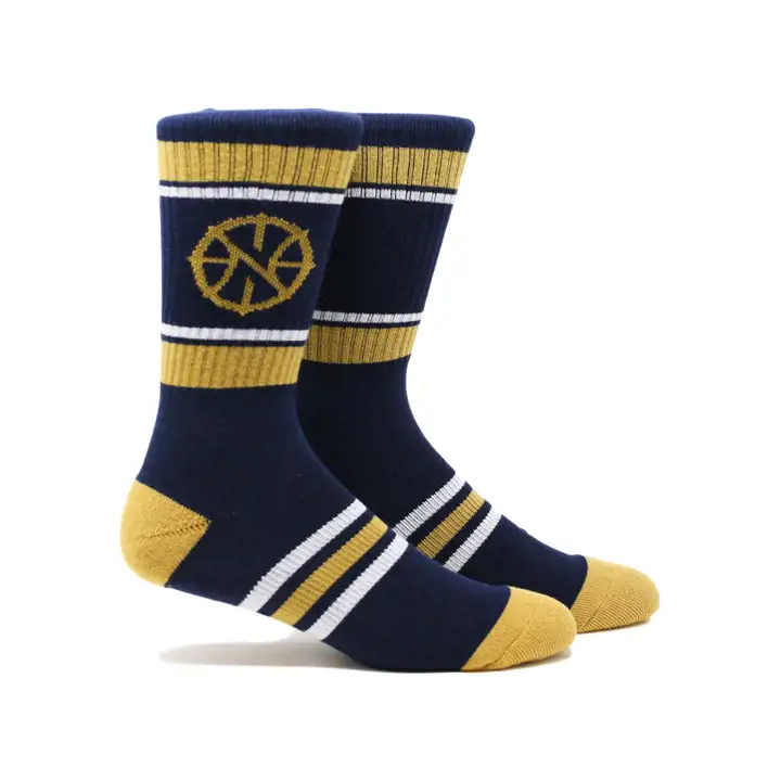 New Orleans Pelicans NBA Chaussettes Parkway Stripe bleu marine