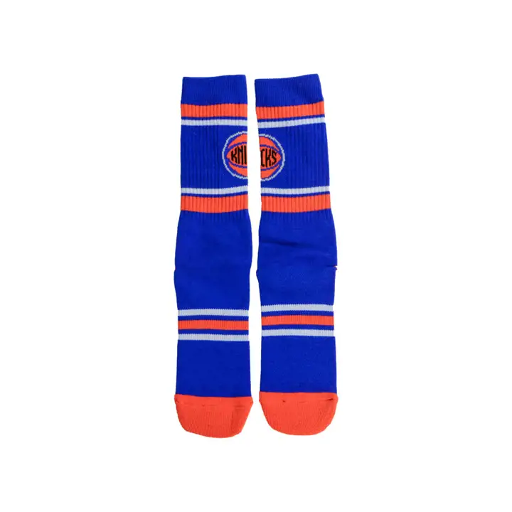 Chaussettes ras du cou à rayures Parkway NBA des New York Knicks rbl