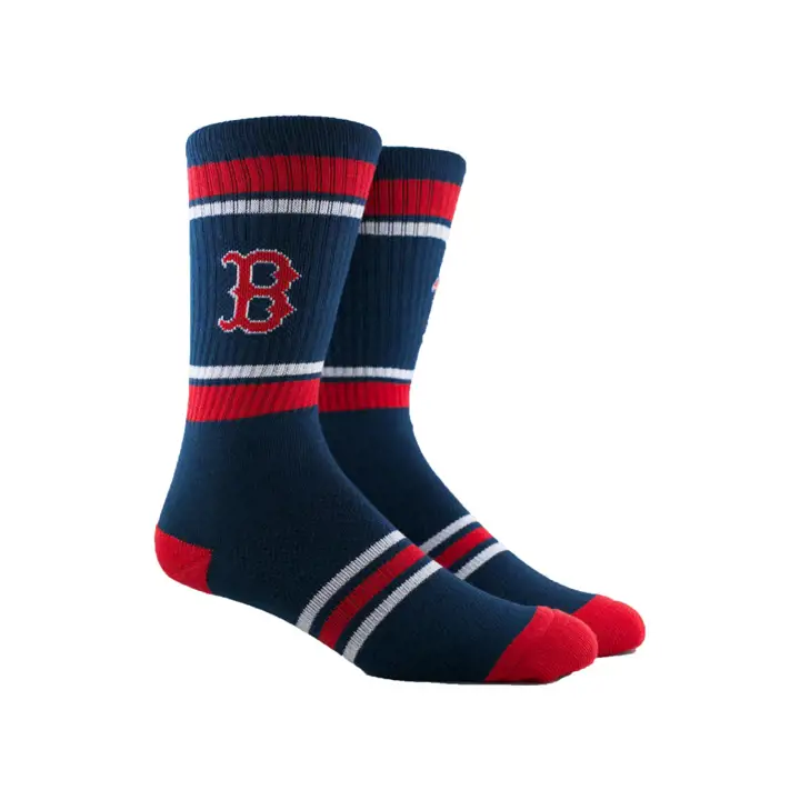 Chaussettes Boston Red Sox MLB Parkway Stripe Crew bleu marine