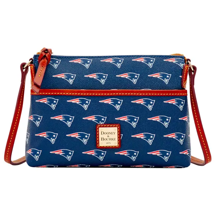 New England Patriots Dooney & Bourke sacoche bandoulière Ginger BLEU MARINE