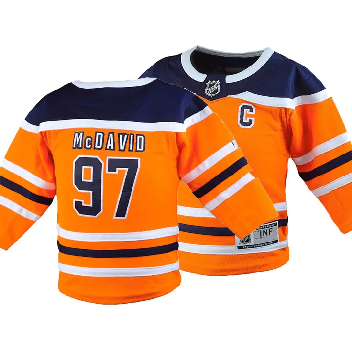 Maillot joueur premier nourrisson NHL OILERS Connor McDavid org