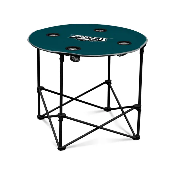 Table pliante ronde Philadelphia Eagles V vert