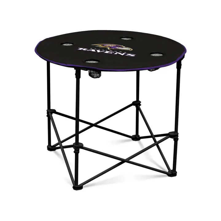 Table pliable ronde Baltimore Ravens V Ast