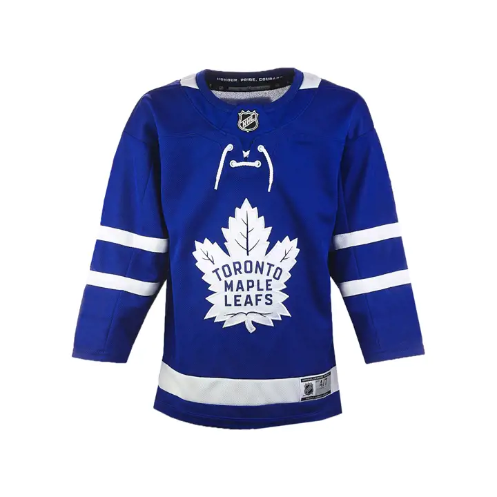 Maillot Premier Enfant NHL des Maple Leafs bleu