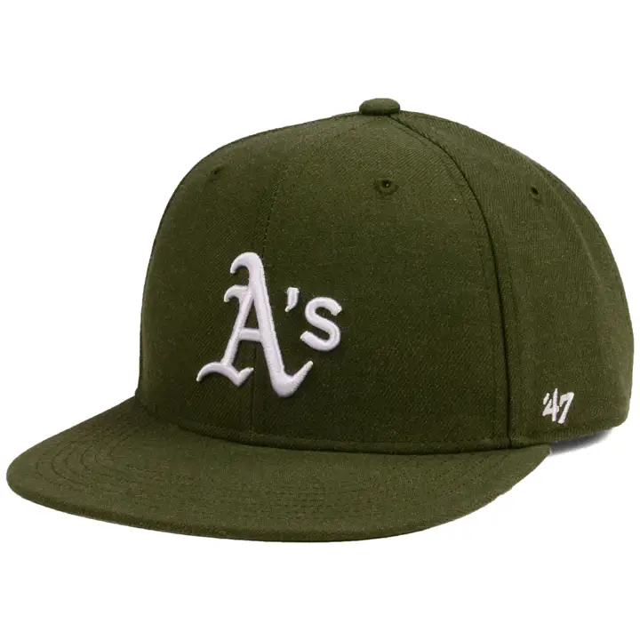 Oakland Athletics MLB KIDS 47 BASIC SHOT SNAPBACK OLV/BLC