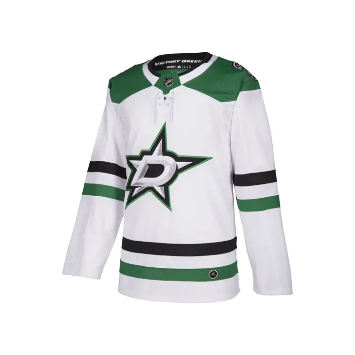 Maillot Pro authentique LNH des Stars de Dallas blc
