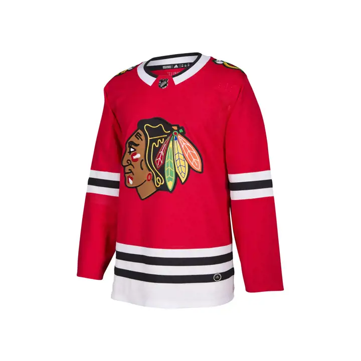 Maillot authentique Pro NHL des Blackhawks de Chicago, rouge