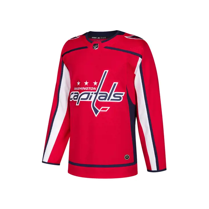 Maillot rouge authentique Pro NHL Washington Capitals