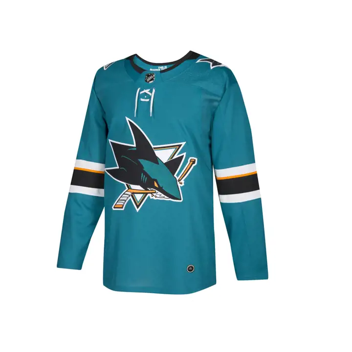 Maillot Authentic Pro des Sharks de San Jose de la LNH teal