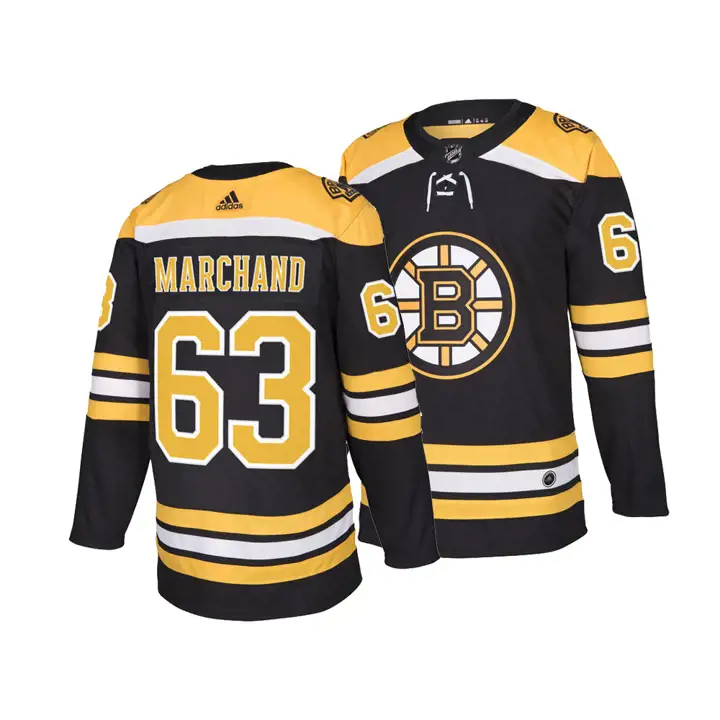 Maillot authentique joueur LNH Boston Bruins Brad Marchand noir