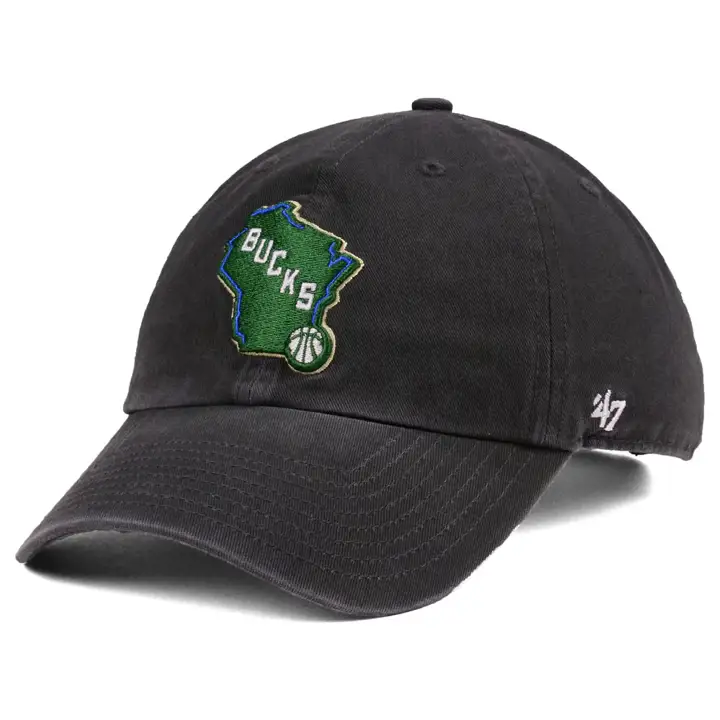 Casquette NBA '47 Clean Up BUCKS - Anthracite