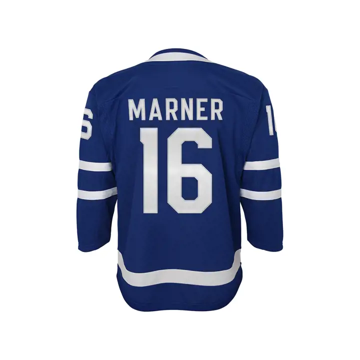Maillot Premier Player Jeunesse de la LNH des Maple Leafs Mitch Marner bleu