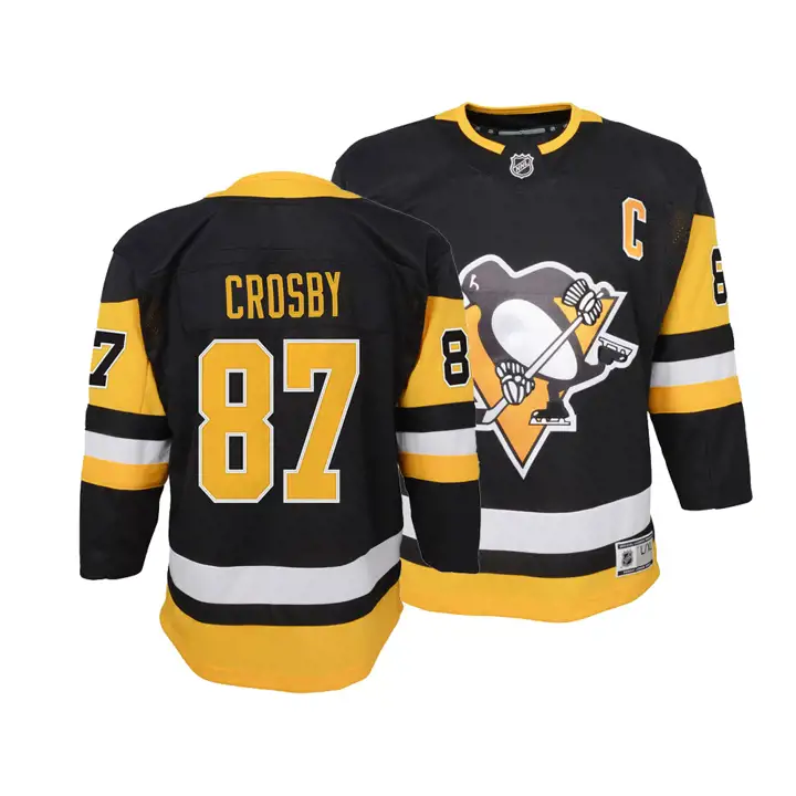 Maillot Premier Player Enfant NHL des PENGUINS Sidney Crosby noir