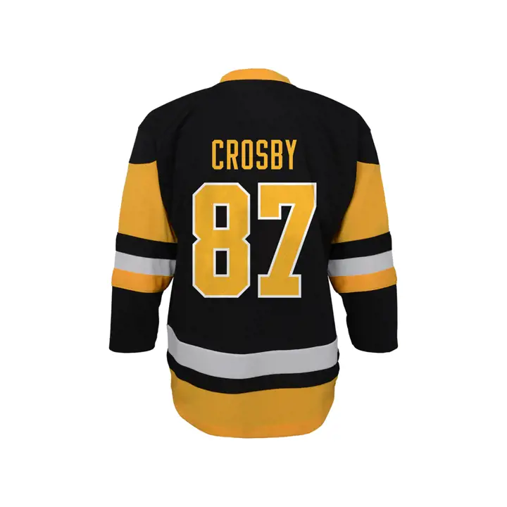 Maillot Réplique Jeunesse PENGUINS LNH Joueur noir
