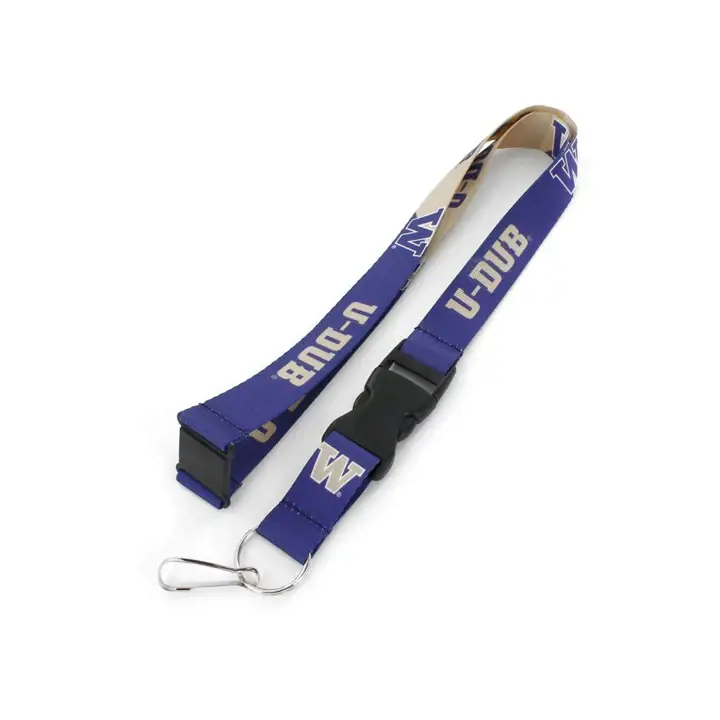 Cordon tour de cou avec slogan des Washington Huskies   VIO/OR